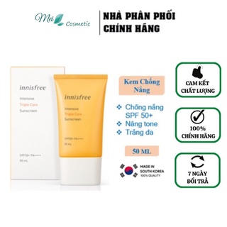 Kem chống nắng lâu trôi làm sáng da innisfree Intensive Triple Care Sunscreen SPF50+