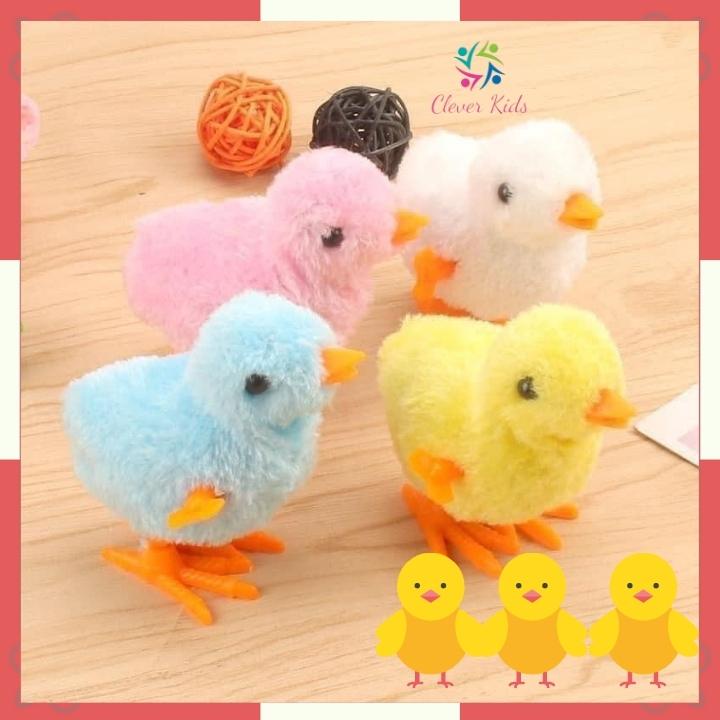 Gà con biết nhảy đồ chơi vặn cót nhảy lon ton bé chơi vui cả ngày