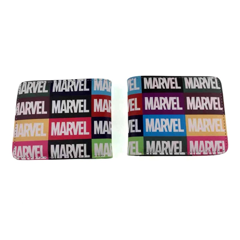 Ví bằng da PU phong cách siêu anh hùng Marvel cá tính