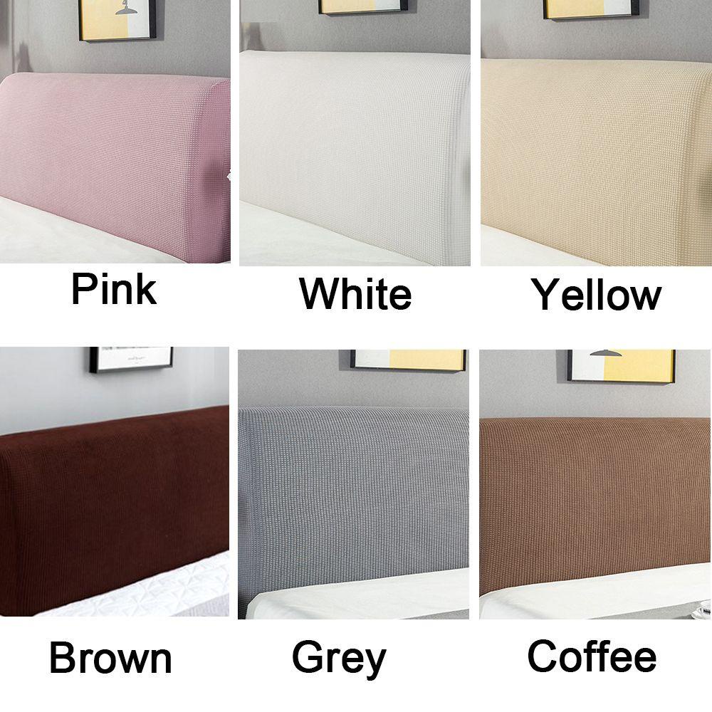 Vỏ bọc đầu giường JIGK Mềm mại dày màu trơn