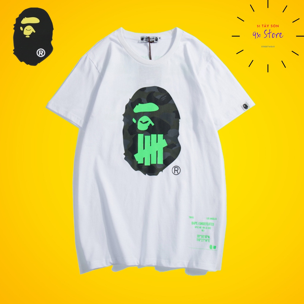 人気話題コラボ！Bape x Undefeated Apehead Tee White Bape-x-Undefeated-Apehead-Tee-
