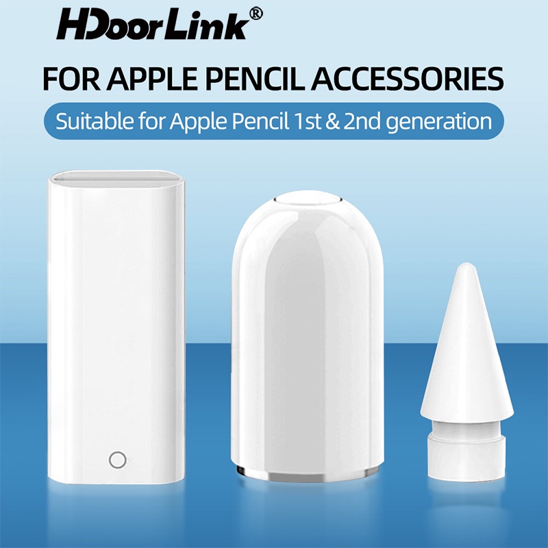 Nắp đậy đầu bút cảm ứng HDoorLink có nam châm thay thế thích hợp cho Apple iPad Pencil thế hệ thứ 1