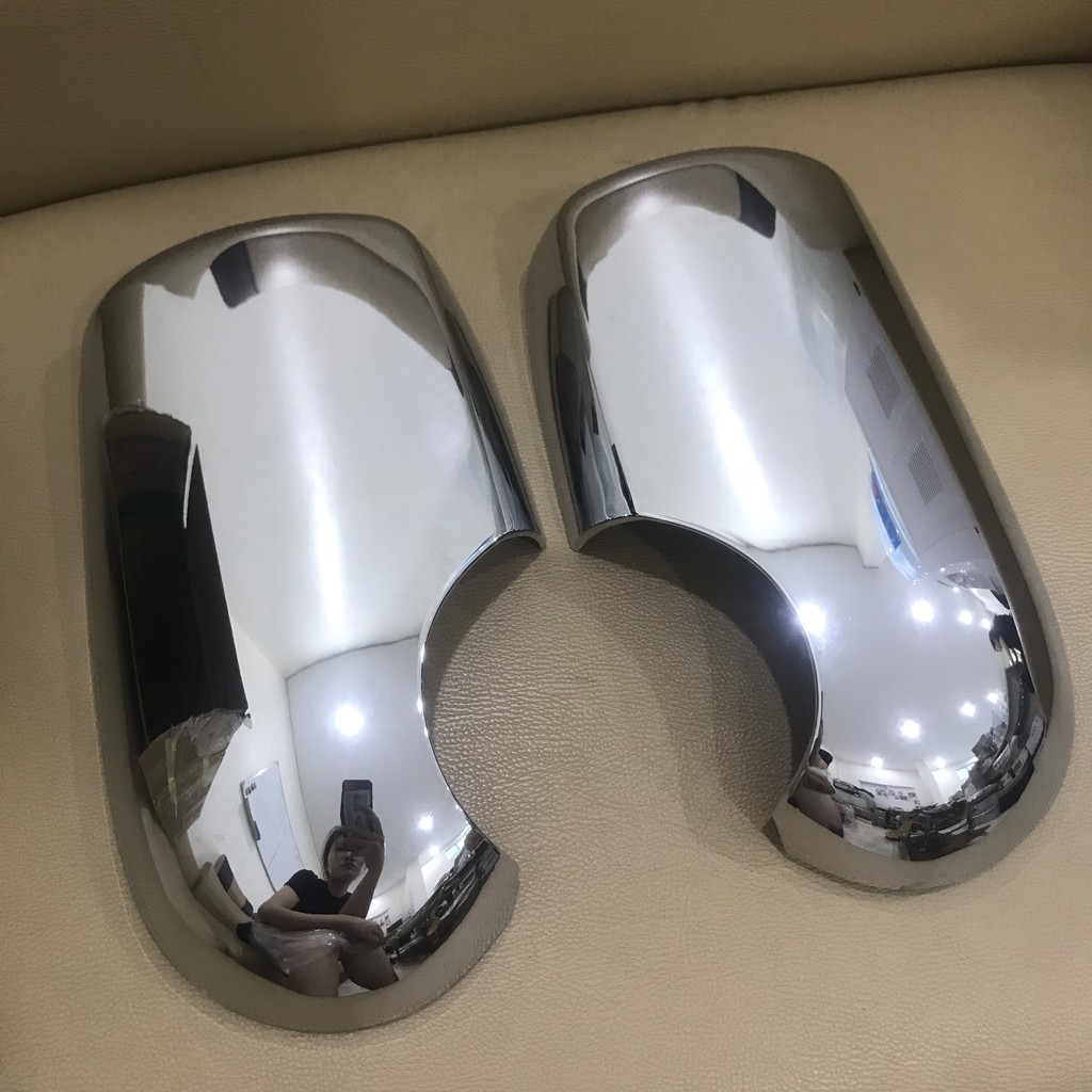 Bộ ốp gương mạ crom ko tai xe Ford Transit đời 2023-2026