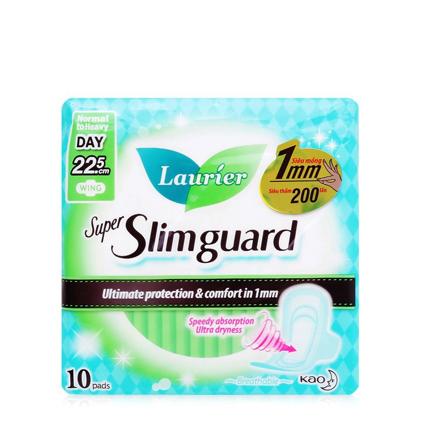 Băng Vệ Sinh Laurier Super Slimguard 10 Miếng | Shopee Việt Nam