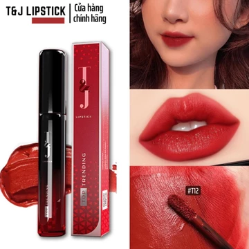 Son đỏ đất kem lì nội địa Trung T&J - son kem lì cực nhẹ môi, giữ màu đến 24h 👄