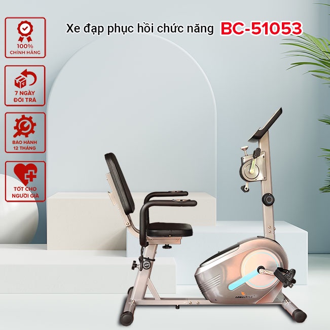 Xe đạp phục hồi chức năng BC-51053 phù hợp cho người lớn tuổi tập thể dục hàng ngày không?
