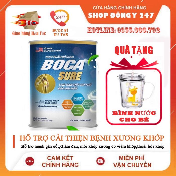 Sữa non xương khớp Boca Sure có thành phần gì?