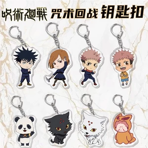 Anime Jujutsu Kaisen Yuji Itadori Gojo Satoru Fushiguro Megumi acrylic móc khóa túi đi học mặt dây chuyền khuôn viên chuỗi chìa khóa sáng tạo quà tặng nhỏ