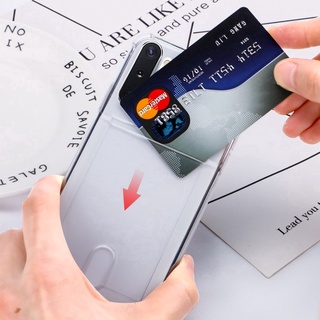 Ốp Điện Thoại TPU Túi Khí Trong Suốt Có Ngăn Đựng Thẻ Cho Samsung Galaxy S10 5G S9 Plus A90 5G Note10 Plus A70