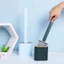 Cọ tolet silicol mẫu có hộp đựng tiện dụng