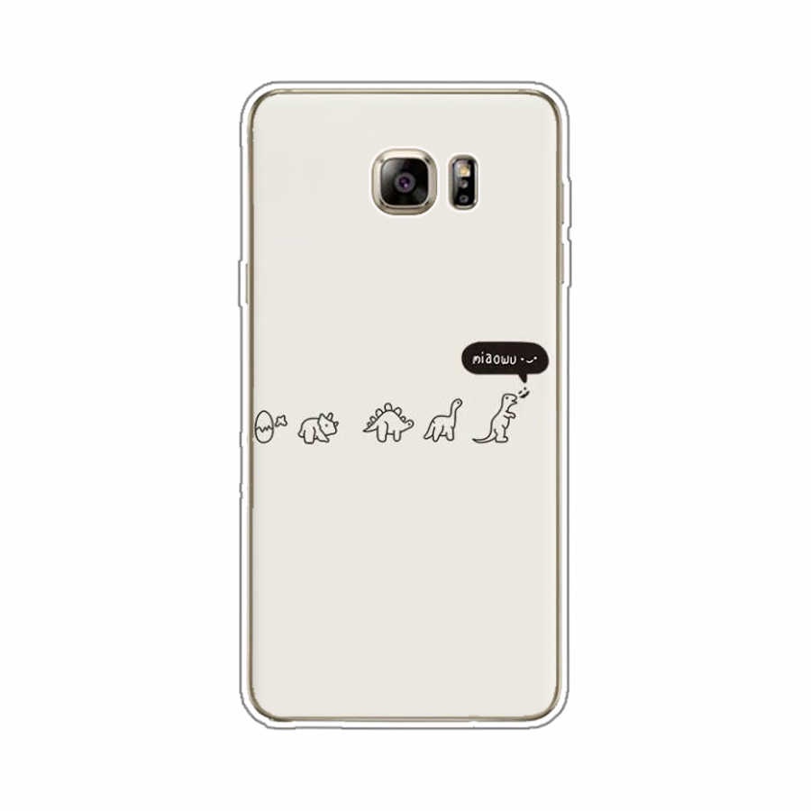 Ốp Điện Thoại TPU Dẻo In Họa Tiết Độc Đáo Thời Trang Cho Samsung Galaxy note 4 5 8