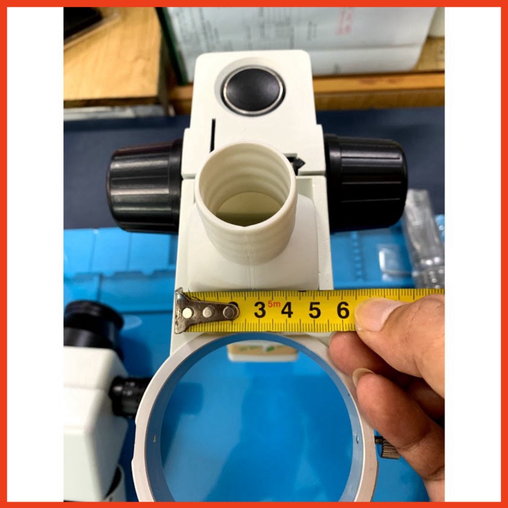 Quạt hút khói thiếc HZW 50V gắn kính hiển vi, có adapter chỉnh tốc độ gió