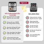 Nồi chiên không dầu 9.2L Nhập Khẩu FUJIHOME tự ngắt tặng kèm gắp, Nồi lò chiên cơ không khí 9 lít dung tích lớn — ảnh 8