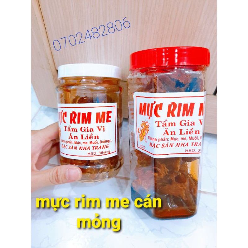 mực rim me cán mỏng-Ăn vặt Nha Trang hộp 200g | Shopee Việt Nam