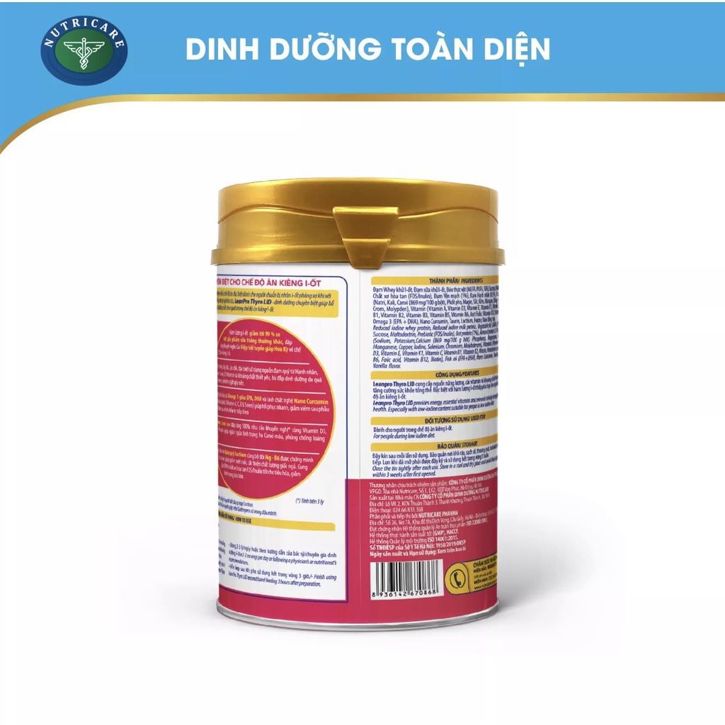 LEANPRO THYRO LID-DINH DƯỠNG CHO NGƯỜI KIÊNG I ỐT