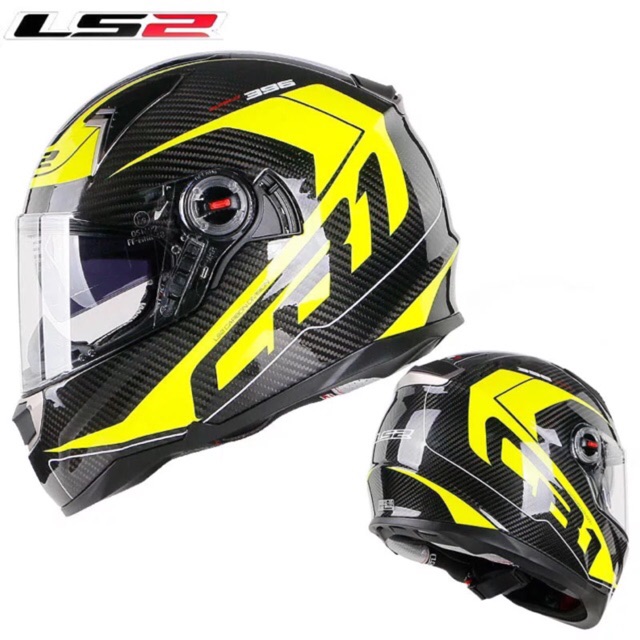 Mũ Bảo Hiểm Fullface LS2 ff396 carbon | Shopee Việt Nam