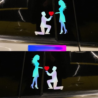 [ FREESHIP ] Đề can (Decal) Tình yêu Cầu hôn Dán xe ngoài cửa sổ xe nam và nữ Hot nhất