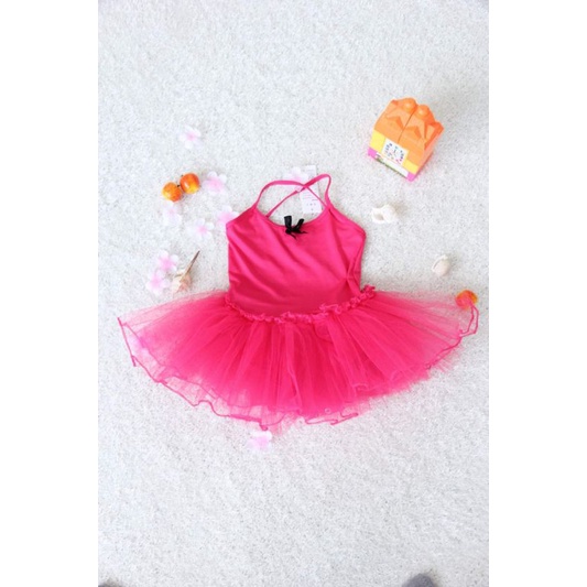 Váy bale một màu phối nơ đen xinh xắn cho bé, váy tập múa cho bé hàng có sẵn các size L, XL, XXL, XXXL, XXXXL