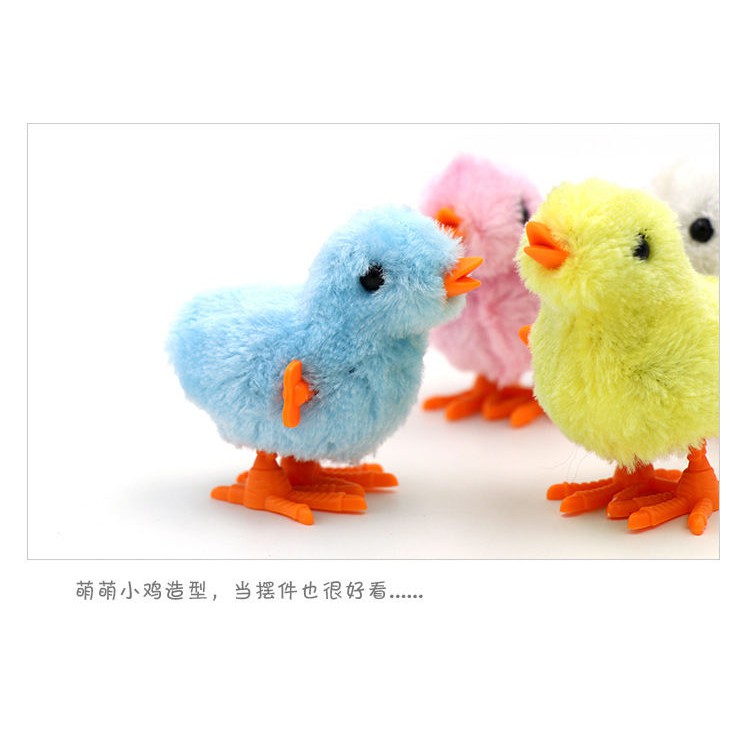 Đồ chơi gà con vặn cót💚CAM KẾT CHUẨN💚Gà con biết nhảy - Đồ Chơi Gà Con Vặn Dây Cót cute cho bé