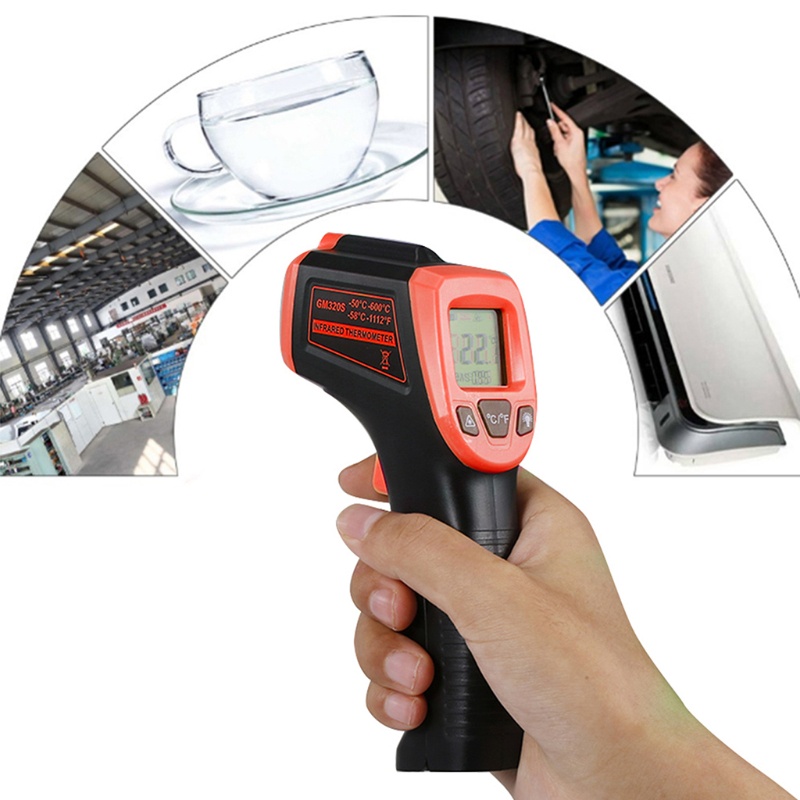 EDB * Contact Electric La ser IR Temp Gauge Home Repair Handmaking Surface Measure