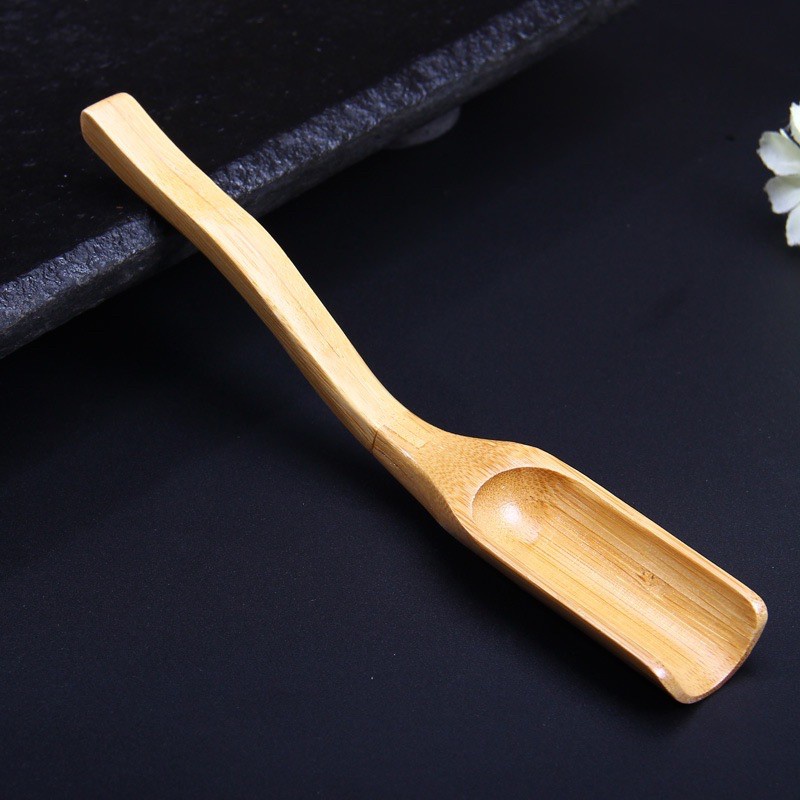 Muỗng Đong Trà Tre ONGTRE, Thìa Xúc Trà Khô, Muỗng Tre Pha Trà, Dụng Cụ Bàn Trà Cao Cấp