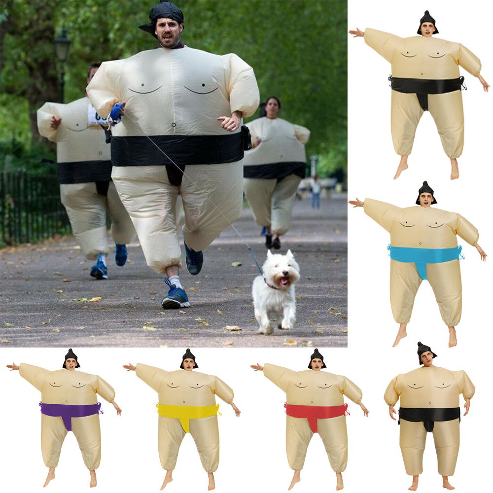 Trang phục Sumo bơm hơi sáng tạo cho trẻ em và người lớn làm cho niềm vui mỗi dịp