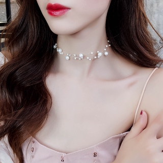 Dây chuyền ngọc trai trang sức Hàn Quốc Thời trang Cho Nữ