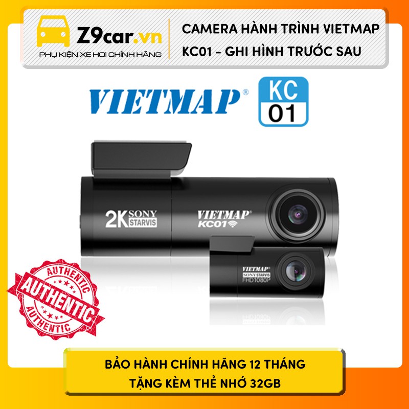 Camera hành trình Vietmap KC01 bản thường/bản Pro mới tích hợp GPS ...