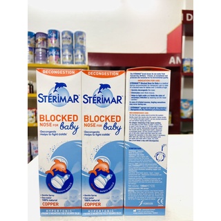 Xịt Mũi Cá Heo Xanh Vàng Sterimar Nose Hygiene Baby Cho Bé Từ 0-3 Tuổi 100ml | Minizon Kids