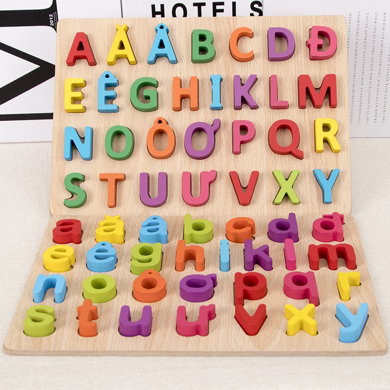 Ảnh Đồ Chơi Gỗ S-Kids, Bảng Chữ Cái Tiếng Việt In Thường 30 x 22 cm 2