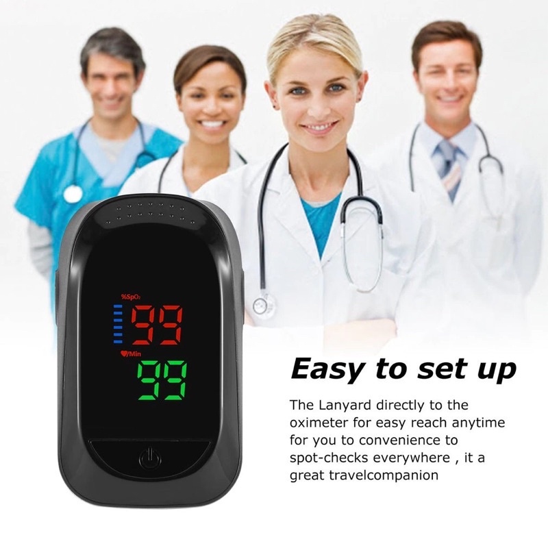 Máy đo SPO2, Máy đo nồng độ oxy trong máu và nhịp tim Pulse oximeter A2 ...