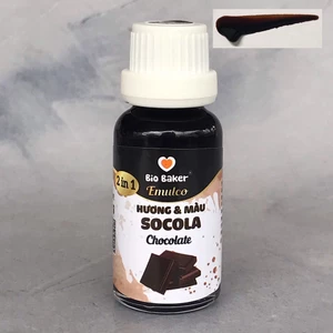 Hương và màu thực phẩm Socola Bio Baker Dạng Gel 20g tạo màu và mùi hương cho bánh,kẹo- PL184