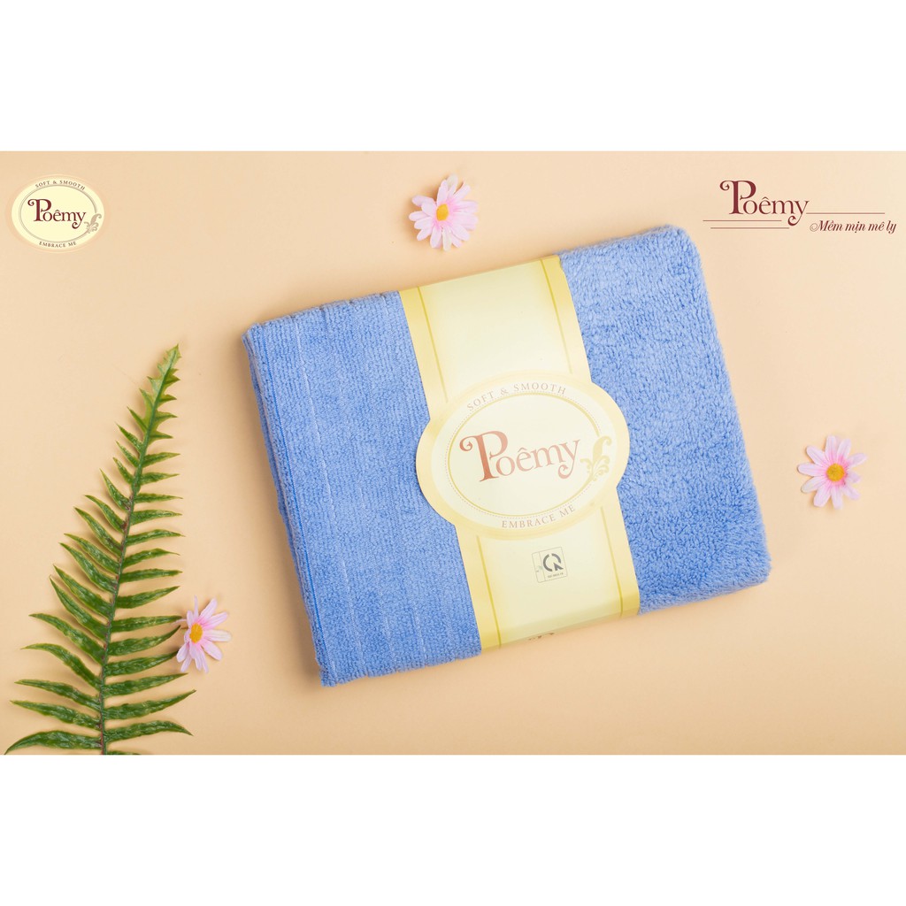 Ảnh Khăn tắm sọc gân Poêmy (KT 48x95cm) 1