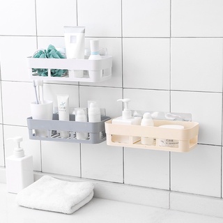 Kệ Đựng Gia Vị Dán Tường Để Đồ Hình Chữ Nhật /Khay Nhựa Hình Chữ Nhật Để Đồ Nhà Bếp Nhà Tắm Đa Năng 88230