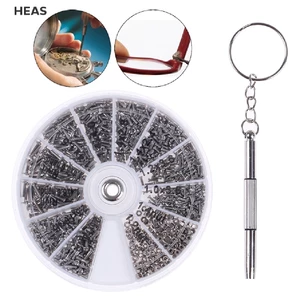Set 600 Ốc Vít Nhỏ + Tua Vít Sửa Kính Mắt Tiện Dụng Id