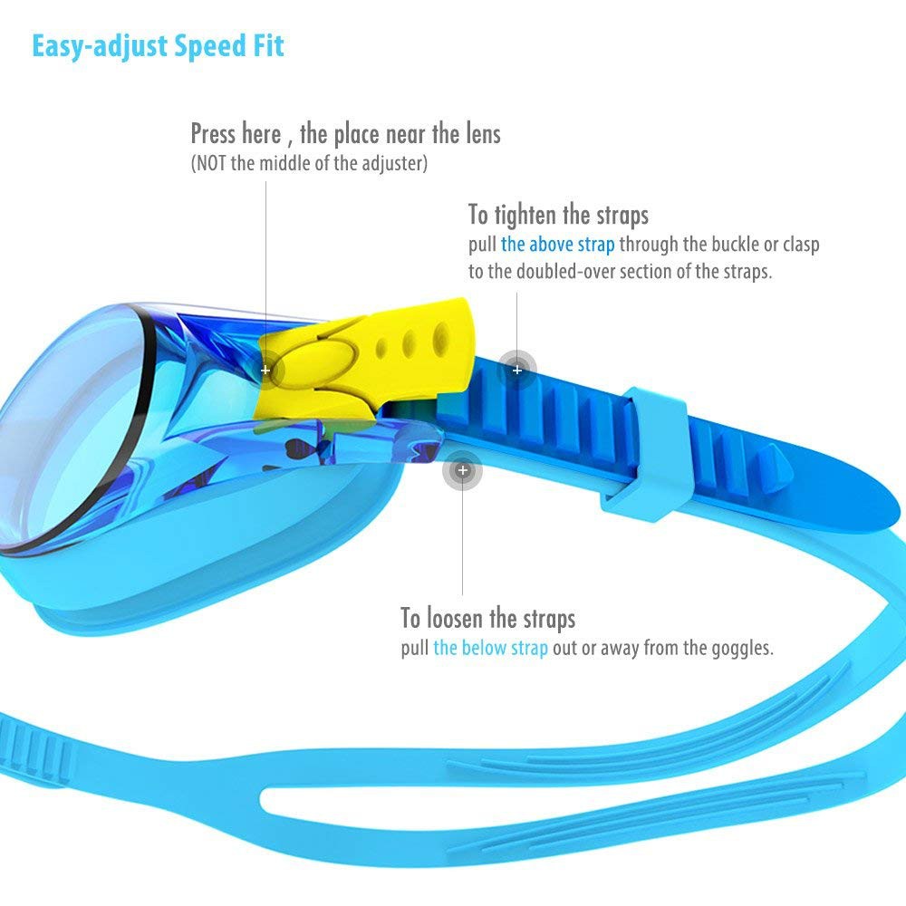 Kính bơi trẻ em SPORTY 1150 chính hãng cho bé từ 4 tuổi cản tia UV hạn chế sương mờ