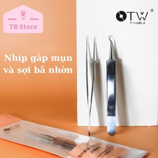 Nhíp gắp mụn OTW Gecomo đầu cong, thẳng và xéo