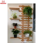 Bộ kệ gỗ ban công MEDOGO treo tường trồng hoa, cây cảnh, giá gỗ thông treo tường trang trí phong cách Hàn Quốc — ảnh 1