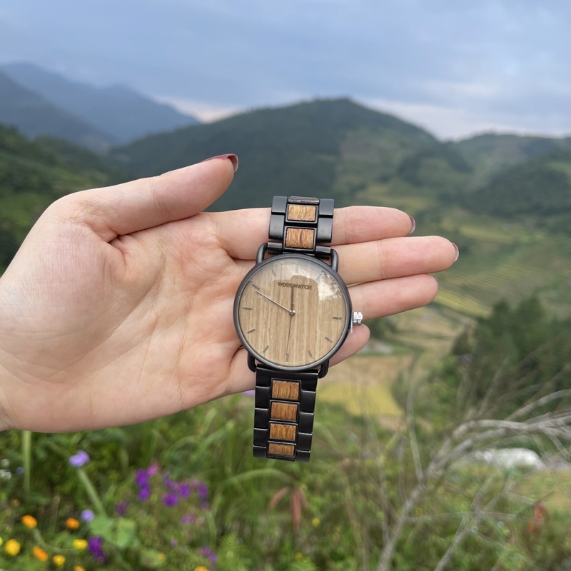 Đồng hồ đeo tay nam vỏ gỗ WoodWatch GT23