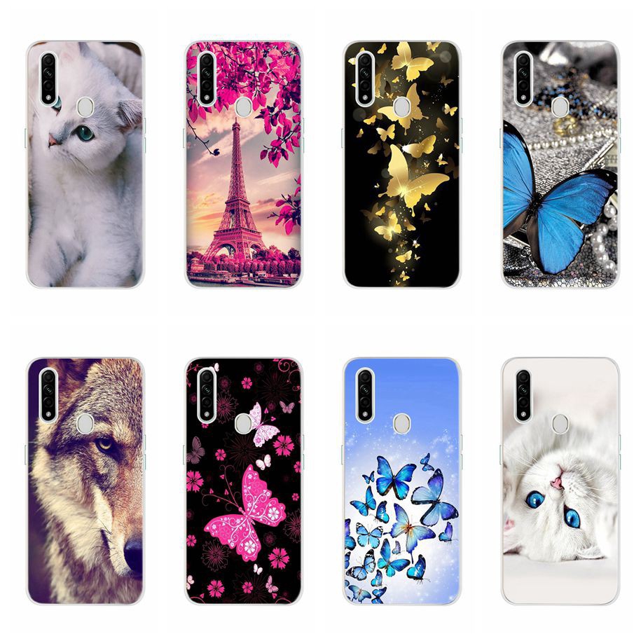 Casing OPPO A31 2020 Butterfly Silicone Soft Cover Phone Case OPPO A31 ...