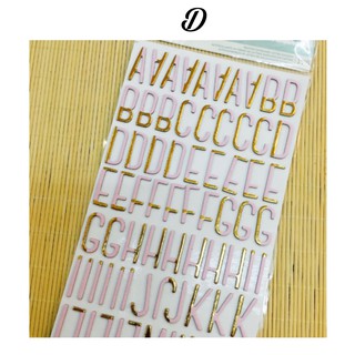 STCKER NỔI CHỮ CÁI