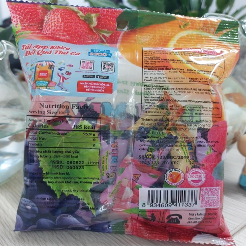 Ảnh Combo 3 Kẹo Cứng Trái Cây Bốn Mùa Bibica 70g 2