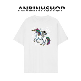 Áo Thun In Hình Ngựa Pony Hip Hop Năng Động Thời Trang Unisex Chất Vải Mềm Mịn Mát