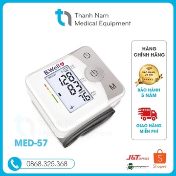 Máy đo huyết áp cổ tay, máy đo huyết áp điện tử đeo cổ tay Bwell chính hãng từ Thuỵ Sĩ Bảo hành 5 năm