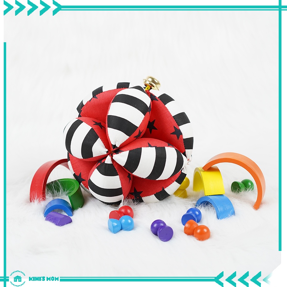 Bóng Múi Montessori - Vải 100% cotton - Giáo dục sớm Kiwi's mom
