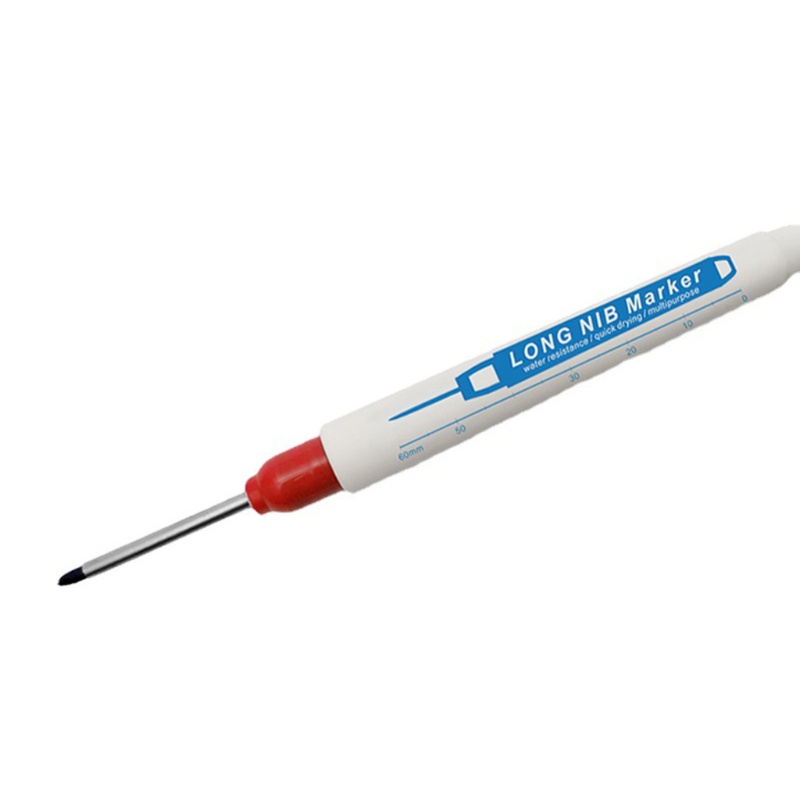 Bút Lông Đánh Dấu Lỗ Sâu Đa Năng Màu Đen Đỏ Xanh Dương Đỏ Dành Cho Phòng Tắm/Làm Gỗ/Làm Mộc