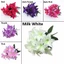 VVDZA 10 Đầu Hoa Nhân Tạo DIY Craft Chất Lượng Cao Nhiều Màu Sắc Trang Trí Đám Cưới
