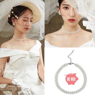 Choker trang sức cô dâu - Trang sức Bé Heo BHDC251