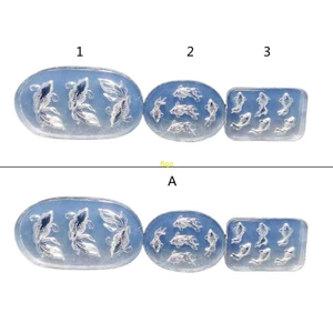 Khuôn Làm Mặt Trang Sức Mini Bằng Resin