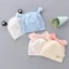 Mũ cotton in họa tiết chấm bi cho bé sơ sinh 0-3 tháng tuổi